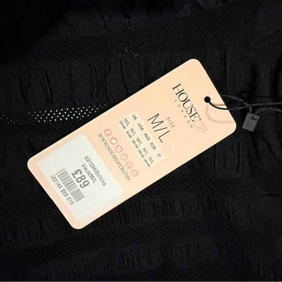House of CB London Black Dress - NWT - M/L - Picture 5 of 10